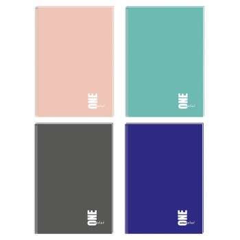 Brulion A5 96 kratka kol.ONE COLOR 0765 INTERDRUK