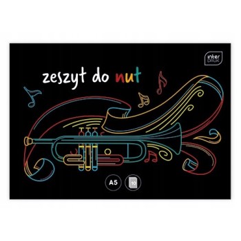 Zeszyt do nut A5 16kartek INTERDRUK