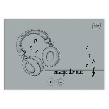 Zeszyt do nut A5 16kartek INTERDRUK