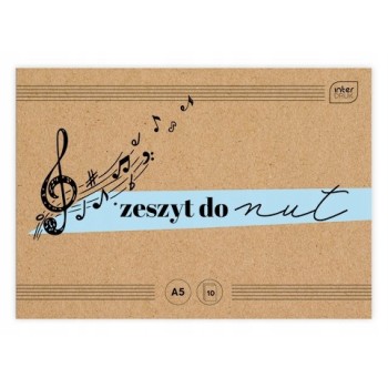 Zeszyt do nut A5 16kartek INTERDRUK