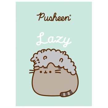 Zeszyt szkolny A4 32 kartki w kratkę laminowany PUSHEEN ST.MAJEWSKI