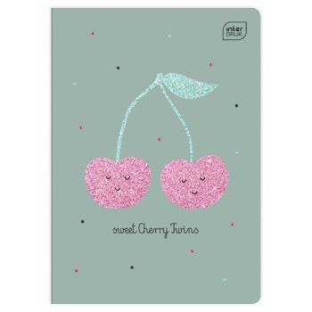 Zeszyt A5 32k 3linia 70g GLITTER dziewczynka INTERDRUK