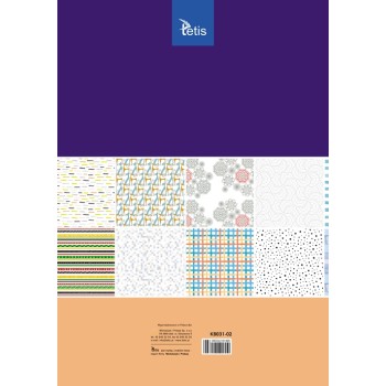 Zeszyt papierów kreatywnych A3 16k 100g KB031-02 TETIS