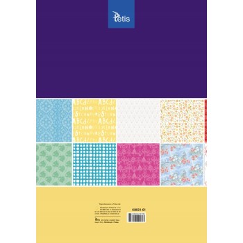 Zeszyt papierów kreatywnych A3 16k 100g KB031-01 TETIS