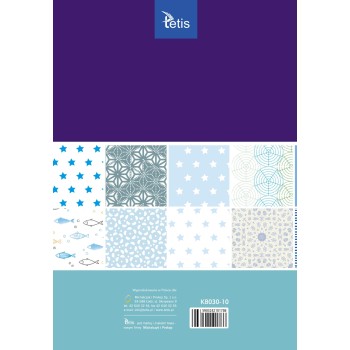 Zeszyt papierów kreatywnych A4 16k 100g KB030-10 TETIS