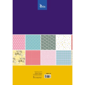 Zeszyt papierów kreatywnych A3 16k 100g KB031-03 TETIS