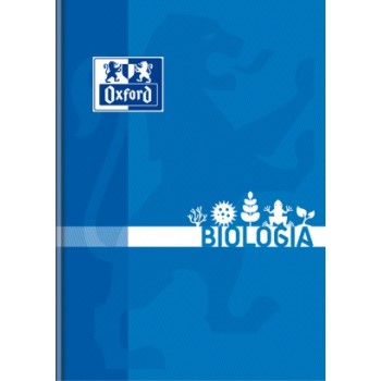 Zeszyt szkolny A5 przedmiotowy 80 kartek w kratkę BIOLOGIA 400128286 OXFORD