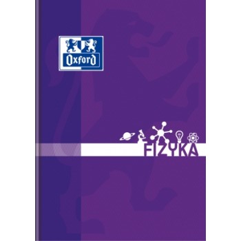 Zeszyt szkolny A5 przedmiotowy 80 kartek w kratkę FIZYKA 400128288 OXFORD
