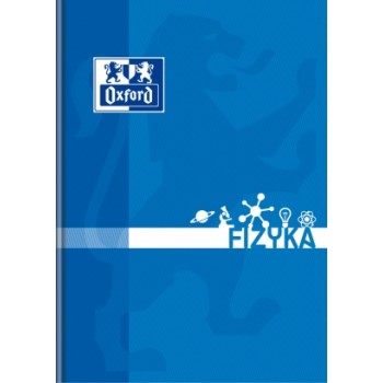 Zeszyt szkolny A5 przedmiotowy 80 kartek w kratkę FIZYKA 400128288 OXFORD