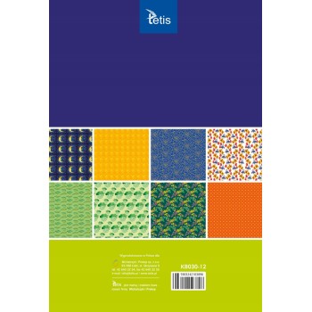 Zeszyt papierów kreatywnych A4 16k 100g KB030-12 TETIS