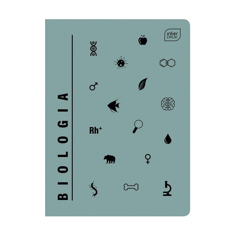 Zeszyt A5 60k kratka BIOLOGIA INTERDRUK