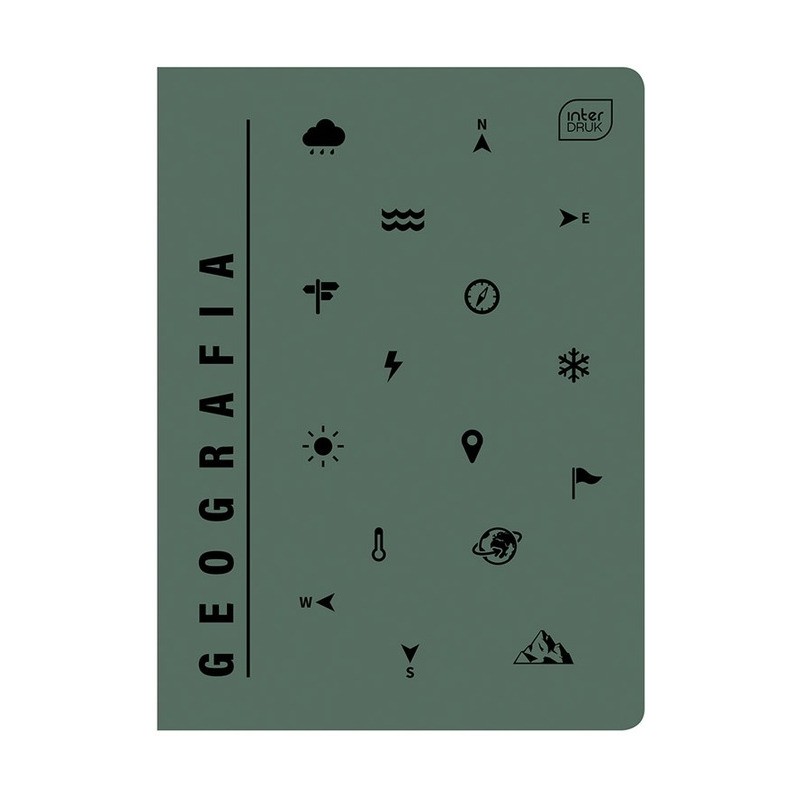 Zeszyt A5 60k kratka GEOGRAFIA INTERDRUK