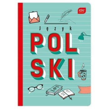Zeszyt A5 60k linia JĘZYK POLSKI INTERDRUK
