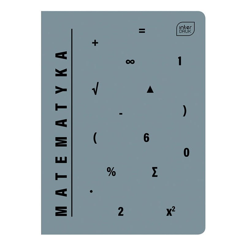 Zeszyt A5 60k kratka 70g PP MATEMATYKA INTERDRUK