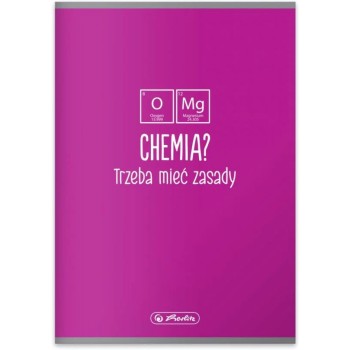 Zeszyt szkolny przedmiotowy A5 60 kartek w kratkę 70g CHEMIA 9577412 HERLITZ