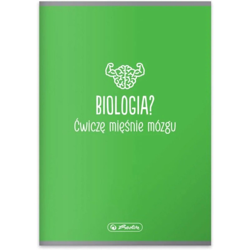 Zeszyt szkolny przedmiotowy A5 60 kartek w kratkę 70g BIOLOGIA 9577404 HERLITZ