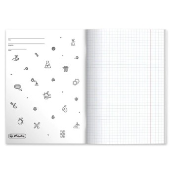 Zeszyt szkolny przedmiotowy A5 60 kartek w kratkę 70g BIOLOGIA 9577404 HERLITZ