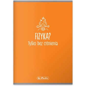 Zeszyt szkolny przedmiotowy A5 60 kartek w kratkę 70g FIZYKA 9577420 HERLITZ