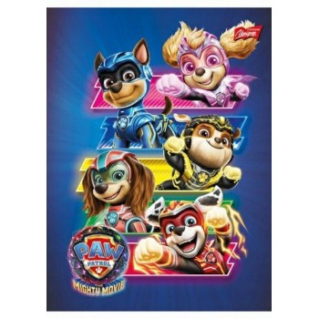 Zeszyt A5 16k kratka 70g PAW PATROL UNIPAP