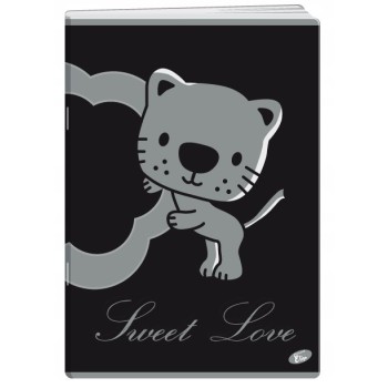 Zeszyt A5 32k kratka okładka miękka SWEET LOVE EL-M8-032-KA5 ELISA