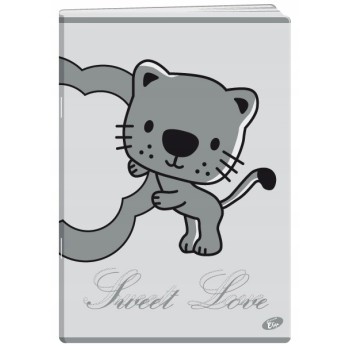 Zeszyt A5 32k kratka okładka miękka SWEET LOVE EL-M8-032-KA5 ELISA