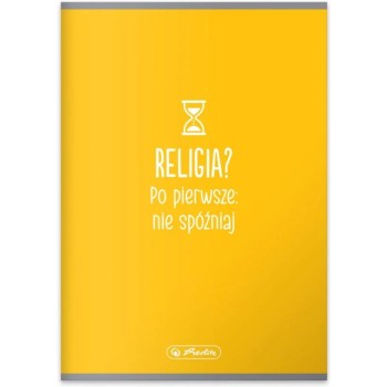 Zeszyt szkolny przedmiotowy A5 60 kartek w kratkę 70g RELIGIA 9577446 HERLITZ