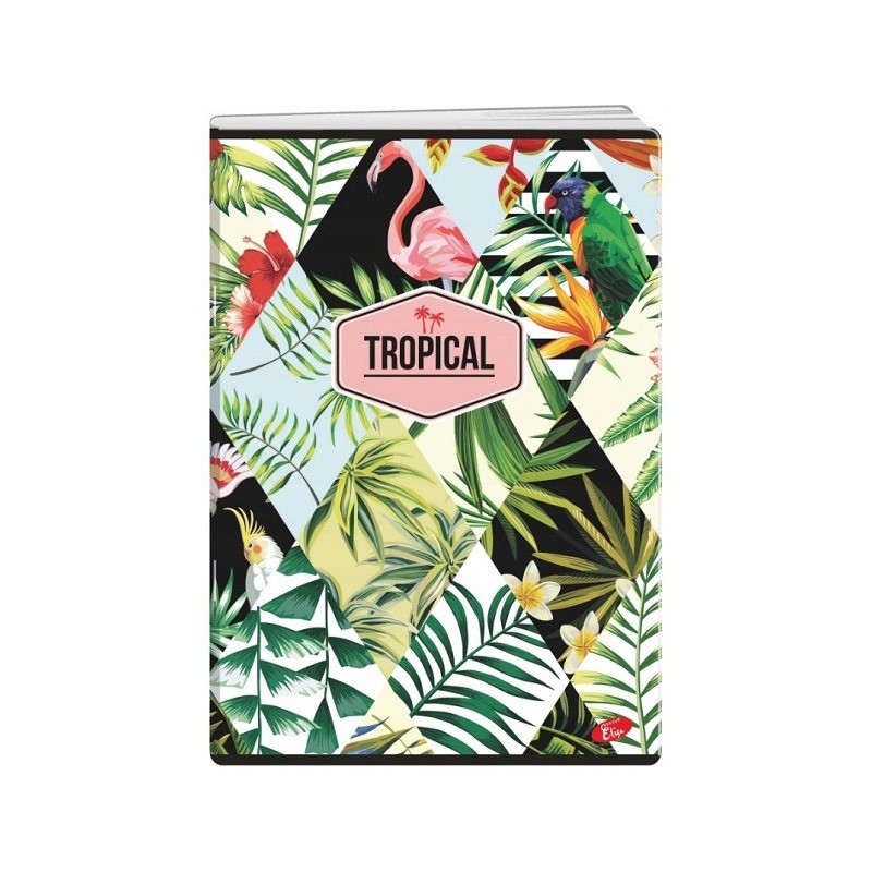 Zeszyt A5 60k linia okładka miękka TROPICAL EL-M10-060-LA5 ELISA