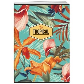 Zeszyt A5 80k kratka okładka miękka TROPICAL EL-M10-080-KA5 ELISA