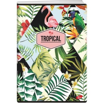 Zeszyt A5 80k kratka okładka miękka TROPICAL EL-M10-080-KA5 ELISA