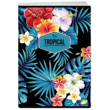 Zeszyt A5 80k kratka okładka miękka TROPICAL EL-M10-080-KA5 ELISA
