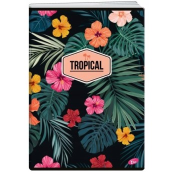 Zeszyt A5 80k kratka okładka miękka TROPICAL EL-M10-080-KA5 ELISA