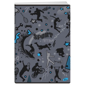 Zeszyt A5 60k linia okładka miękka SYMBOLS EL-M11-060-LA5 ELISA