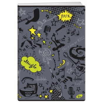 Zeszyt A5 80k kratka okładka miękka SYMBOLS EL-M11-080-KA5 ELISA