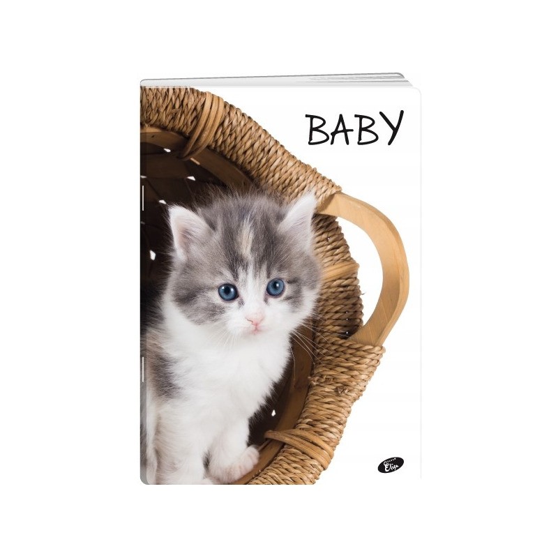 Zeszyt A5 32k kratka okładka miękka BABY EL-M5-032-KA5 ELISA