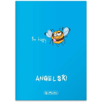 Zeszyt szkolny przedmiotowy A5 60 kartek w kratkę 70g JĘZYK ANGIELSKI 9500028 HERLITZ