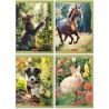 Zeszyt A4 32k 3linia ANIMALS 400197965 HERLITZ