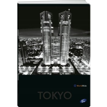 Zeszyt A4 80k kratka okładka miękka CITIES BY NIGHT EL-M1-080-KA4 ELISA