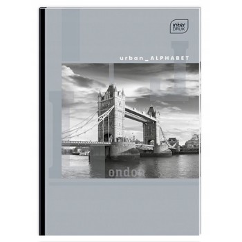 Brulion B5 96k linia oprawa półtwarda INTERDRUK