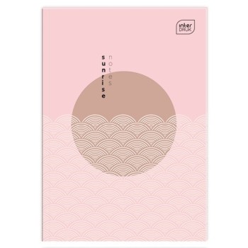 Brulion B5 96k linia oprawa półtwarda INTERDRUK