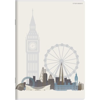 Zeszyt A5 80k linia margines 70g CITY/GRAD 400169445 TOP 2000