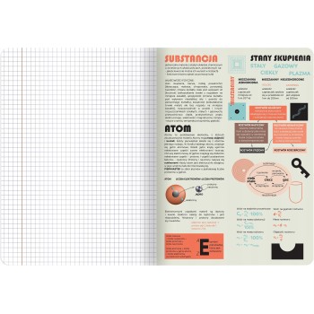 Zeszyt A5 60k kratka 70g ze ściągami CHEMIA 400169459 TOP 2000