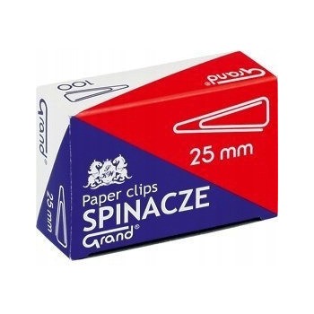 Spinacz T-25 mm GRAND trójkątny 10op x 100sztuk 110-1385