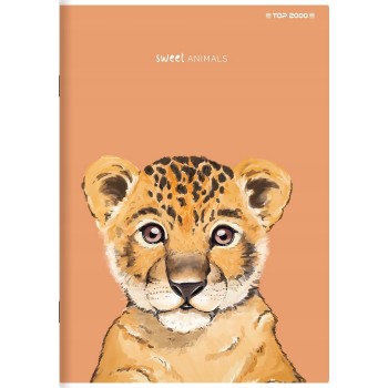 Zeszyt A5 96k linia margines 70g ANIMAL 400169468 TOP 2000