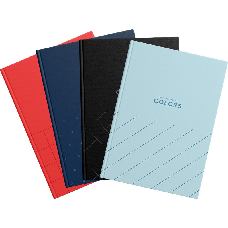 Zeszyt szkolny A5 Brulion 96 kartek w kratkę COLORS 400169191 TOP 2000