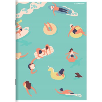 Zeszyt A5 60k linia margines 70g MEGAMIX 400168850 TOP 2000