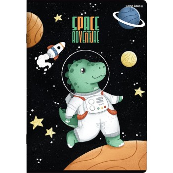 Zeszyt A5 16k kratka SPACE ADVENTURE 400182341 TOP 2000