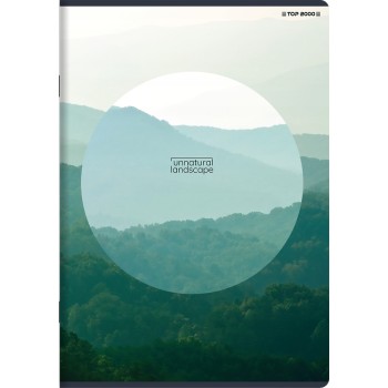 Zeszyt A5 60k linia margines UNNATURAL LANDSCAPE 400182437 TOP 2000