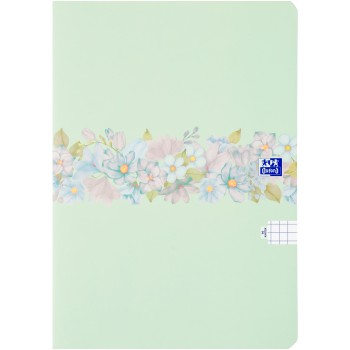 Zeszyt szkolny B5 Brulion w kwiatki 96 kartek w kratkę FLOWER 400181452 OXFORD