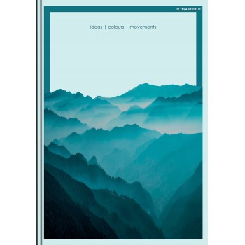 Zeszyt szkolny A5 Brulion 96 kartek w linię z marginesem MEGAMIX 400183671 TOP 2000