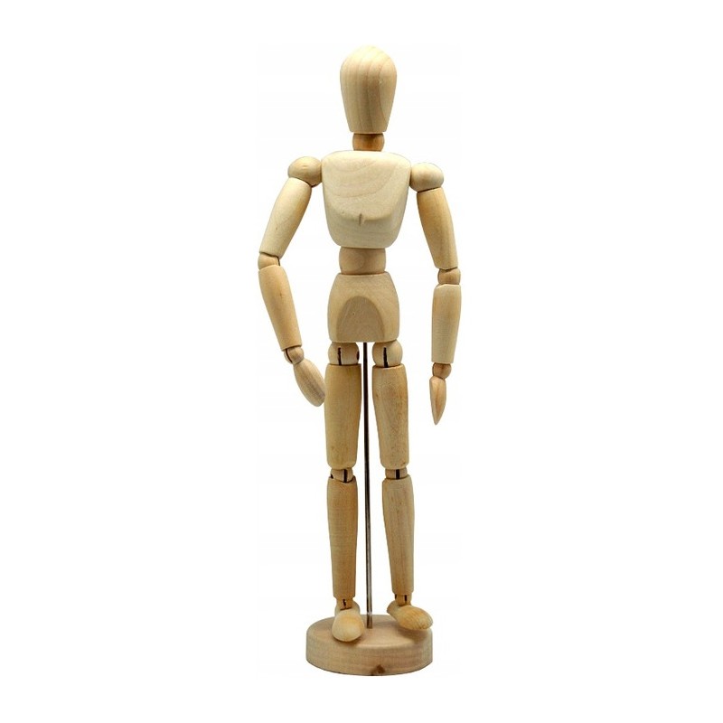 Manekin drewniany 20cm-model postaci ludzkiej A12201